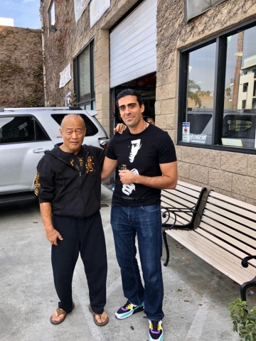 Babis mit Trainingspartner