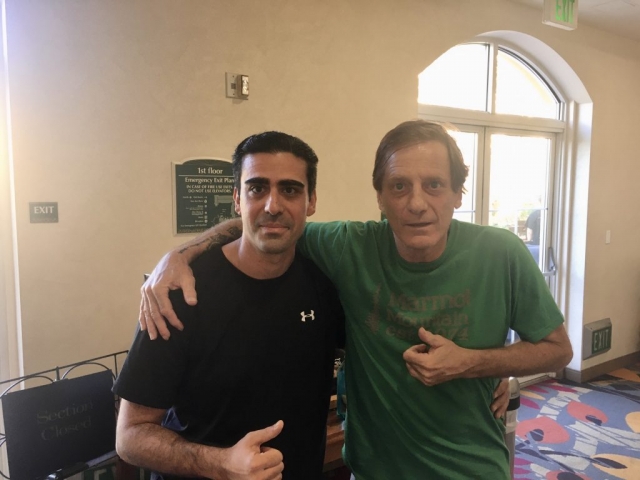 Babis mit Trainingspartner