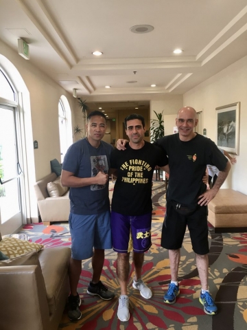 Babis mit Trainingspartner