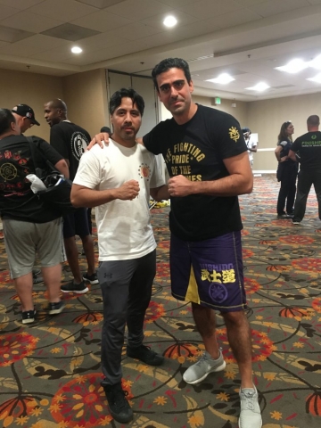 Babis mit Trainingspartner