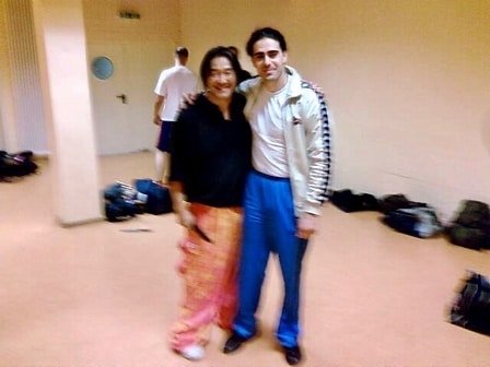 Babis mit Trainingspartner